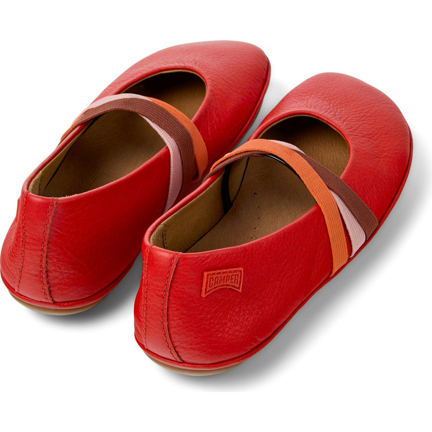 Kids Right Ballerina Flats, Red