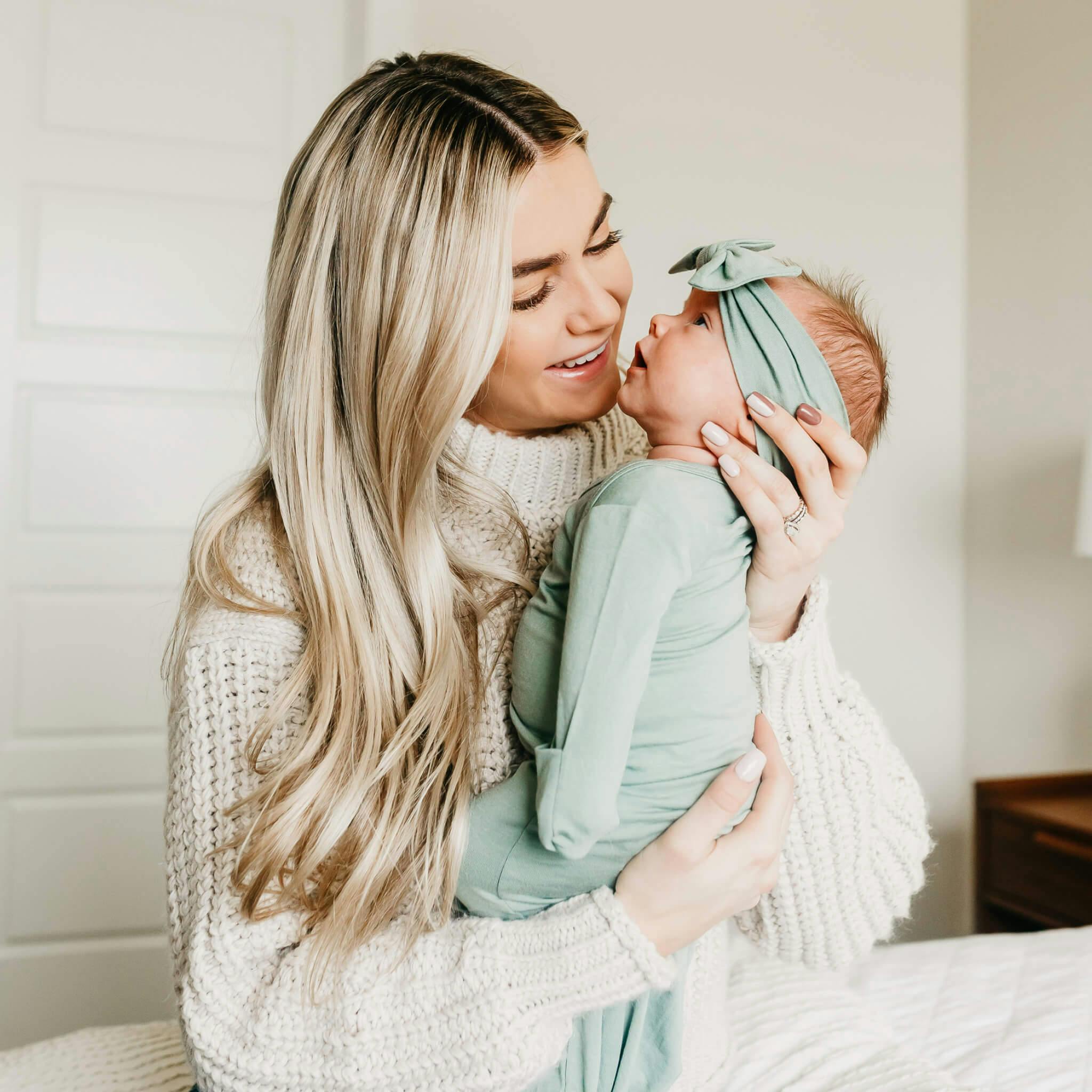 Newborn Knotted Gown - Briar