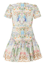 Tatiana Embroidered Mini Dress