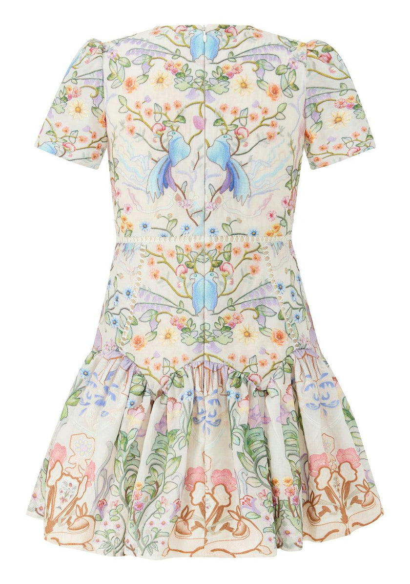 Tatiana Embroidered Mini Dress