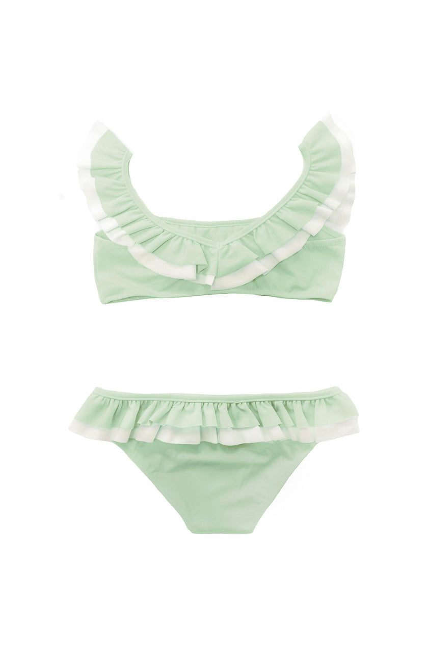 Kate Bikini - mint and ivory