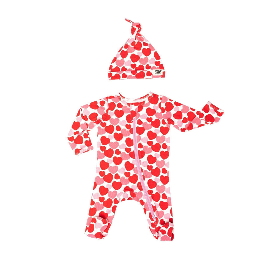 Organic Zippered Footed Onesie