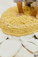 Floor Cushion White Daisy