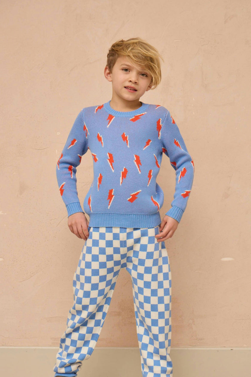 Bolt Storm Jumper | Azure