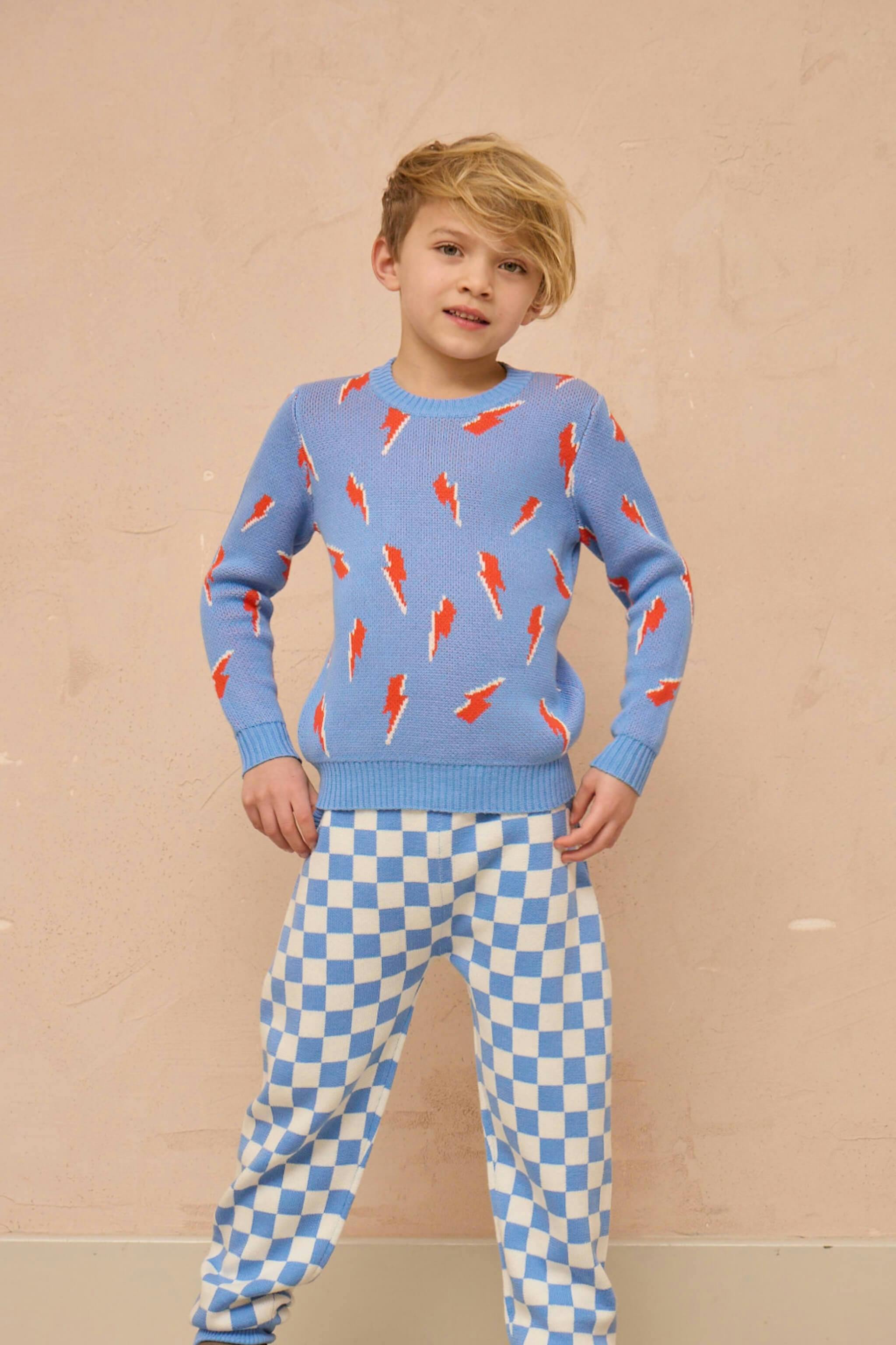 Bolt Storm Jumper | Azure