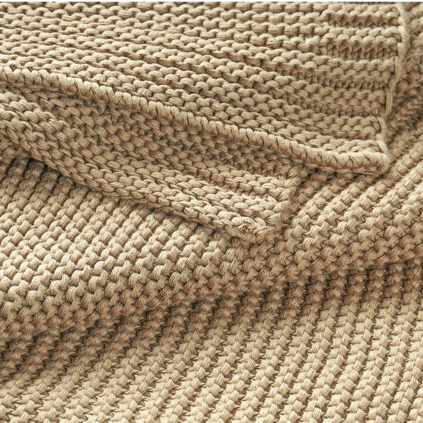 Chunky Knit Throw Blanket