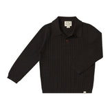 CHRISTIAN Black Cable Polo