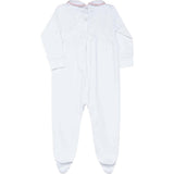 Nella Long Sleeve Smocked Footie