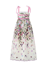 Chantelle Embroidery Maxi Dress