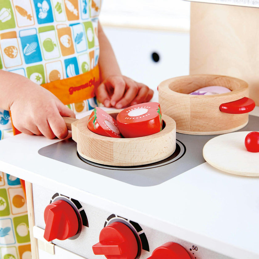 Cook & Serve Wooden Kitchen Accessory Playset