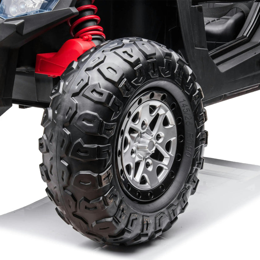 24V 4x4 Freddo Storm Police UTV 2-Seater for Kids with Lights & Sirens for Action-Packed Adventures