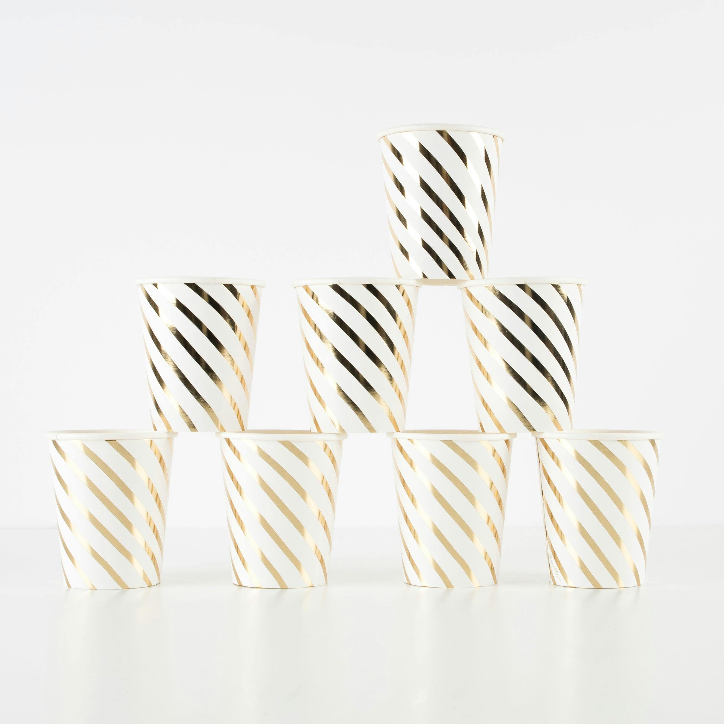Gold Swirl Cups