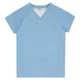 Sea Blue Emblem Rash Guard