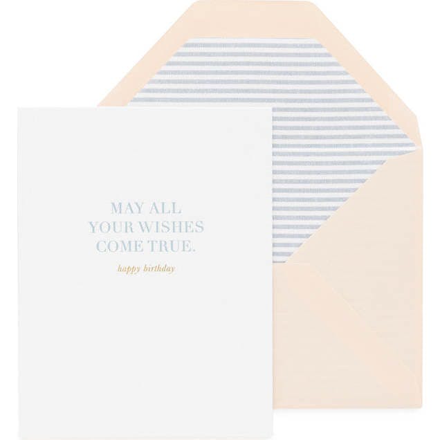 May All Your Wishes Come True Card