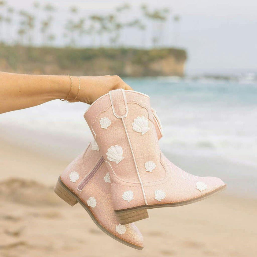 Cowgirl Coral Cove Boots, Pink