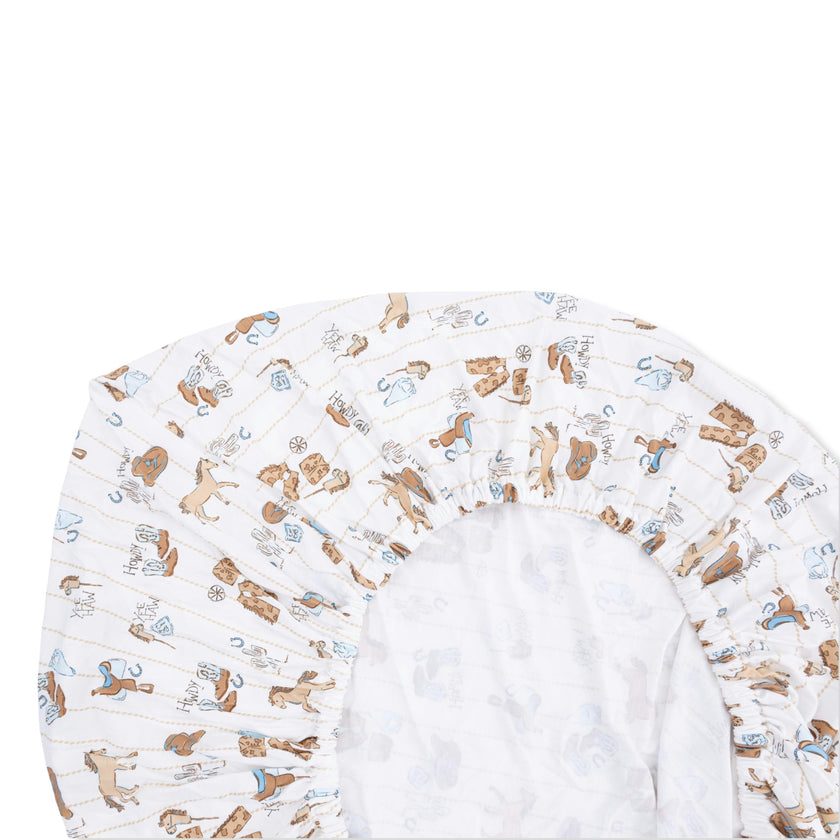 Cowboy Nursery - Crib Sheet