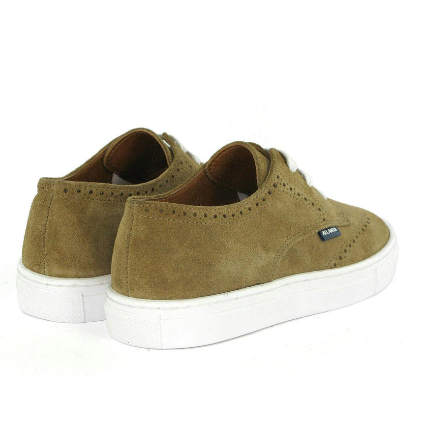 Oxford Tennis in Suede, Beige