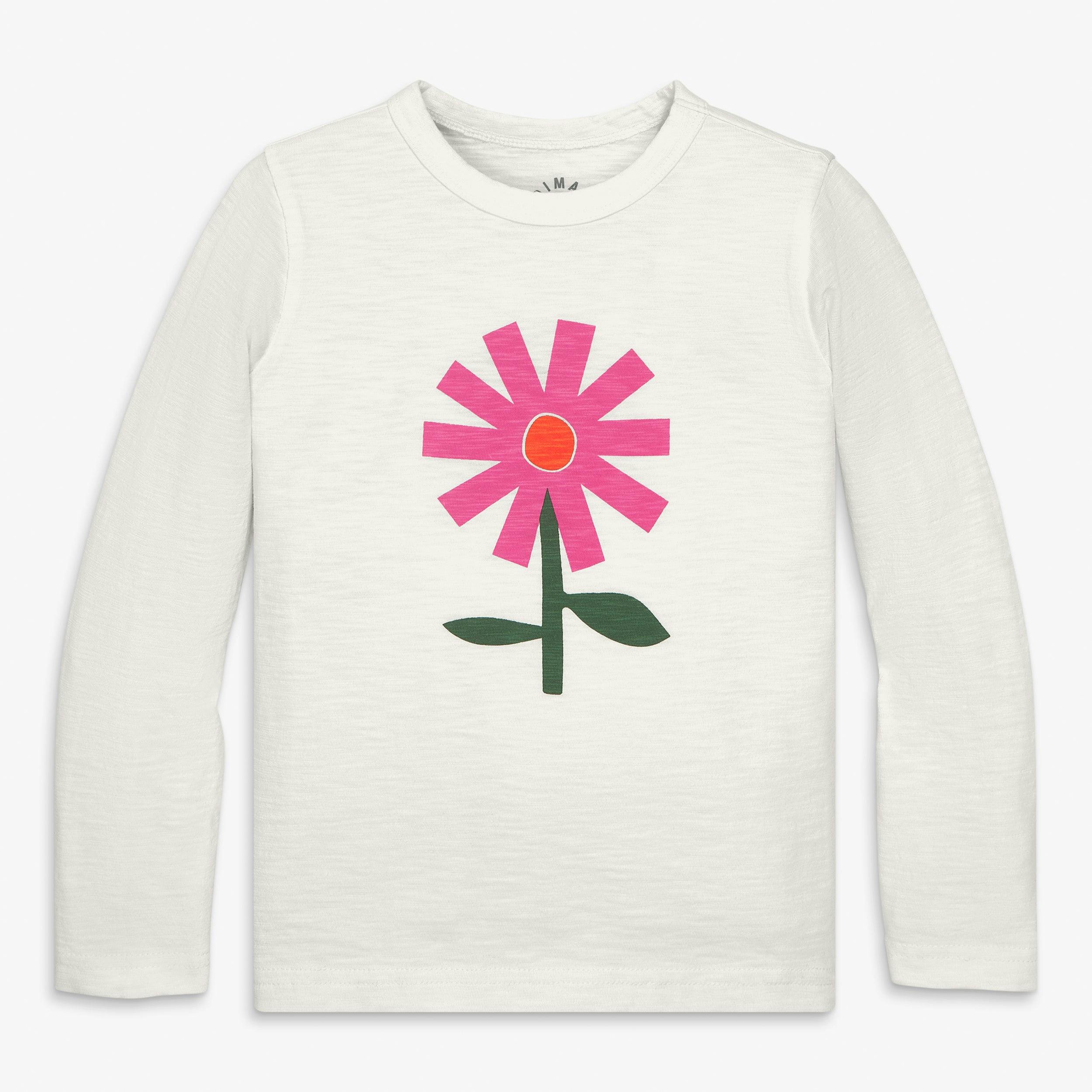 Kids long sleeve dandelion tee