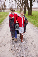 Classic Cashmere Blend Cardigan - Red