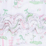 Pretty Golf - 2 Way Ruffle Back Zipper Footie