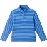 Kids Quarter Zip Stripe Pullover
