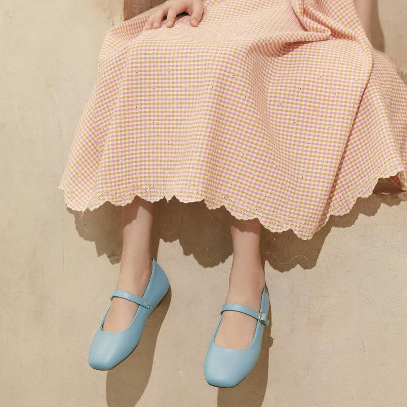 Mandy Rounded Square Toe Mary Janes
