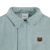 Zemmie Denim Jacket | Bear | Ice Blue