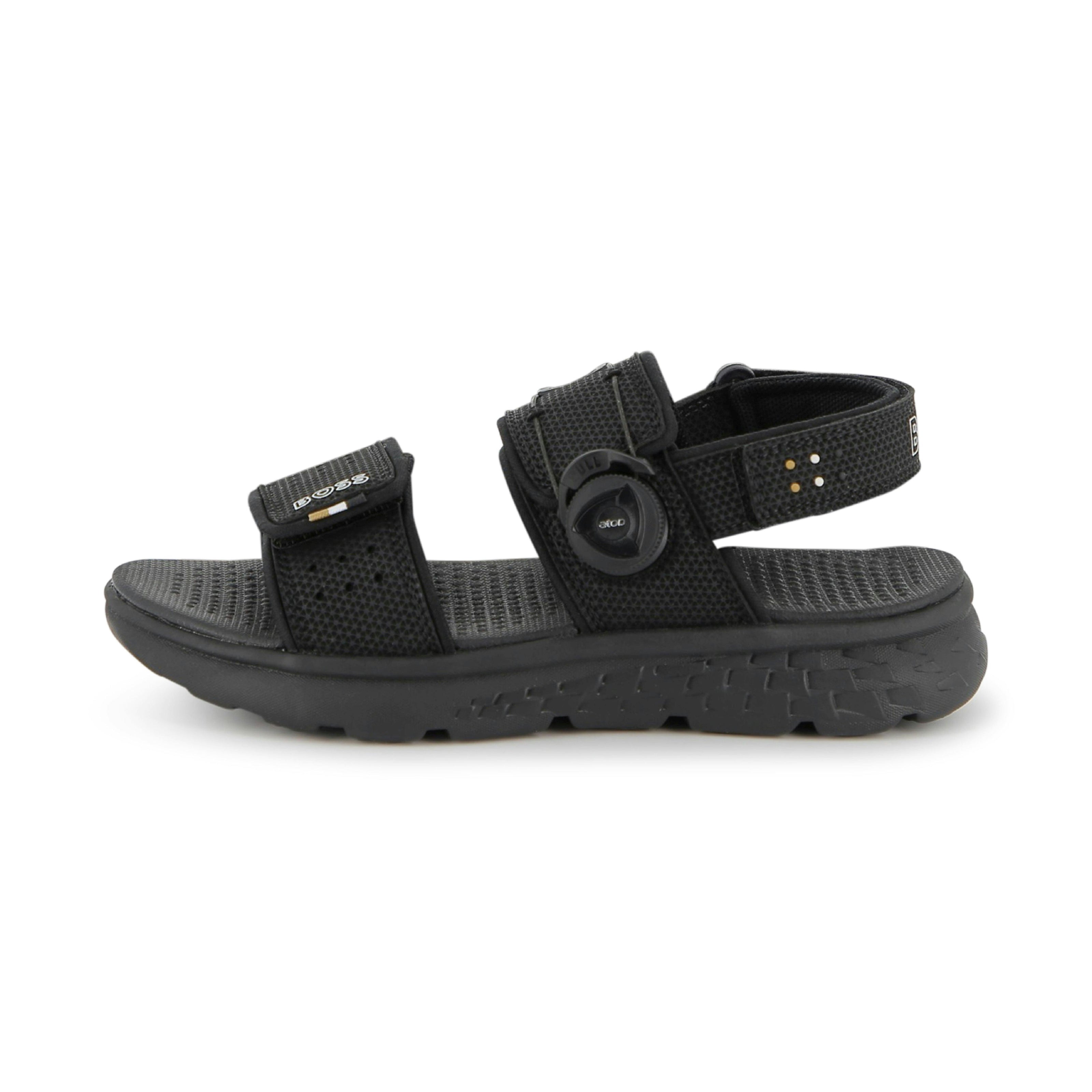 Black BOSS Sport Sandals
