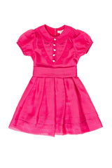 Mini Cassian Dress in Hot Pink
