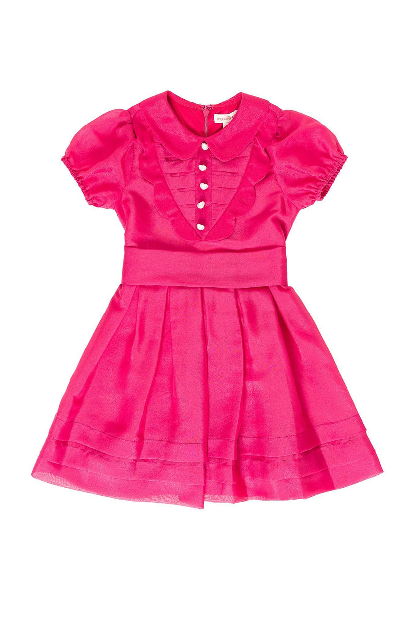 Mini Cassian Dress in Hot Pink