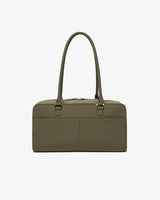 Riley Compact East-West Changing Bag Olive Woven