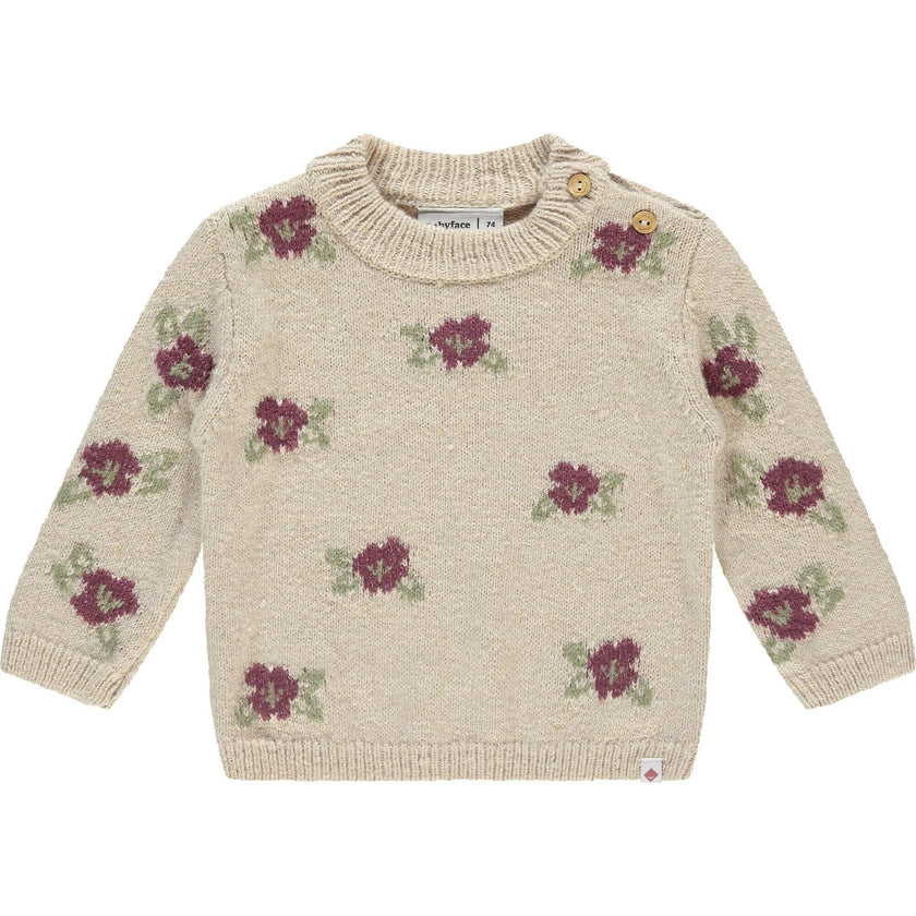 Floral Pullover Sweater