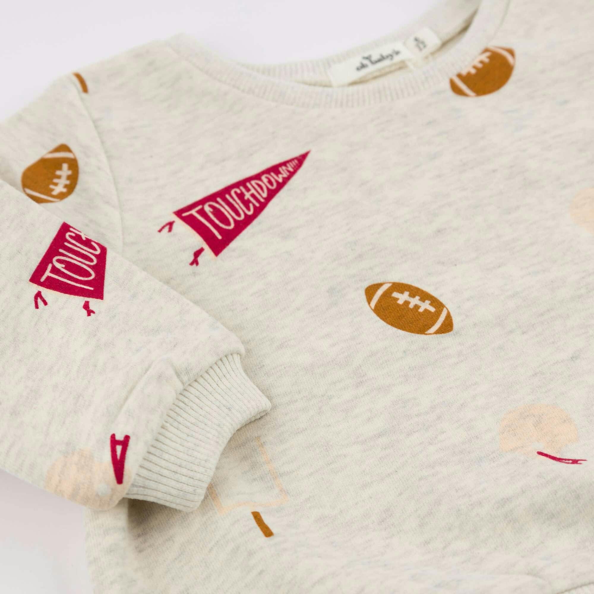Football Print Brooklyn Boxy