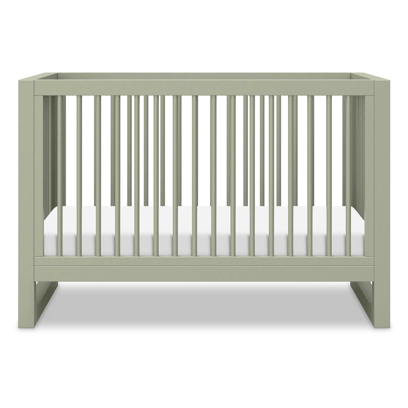 Nantucket 3-in-1 Convertible Crib w/Toddler Bed Conversion Kit in French Sage