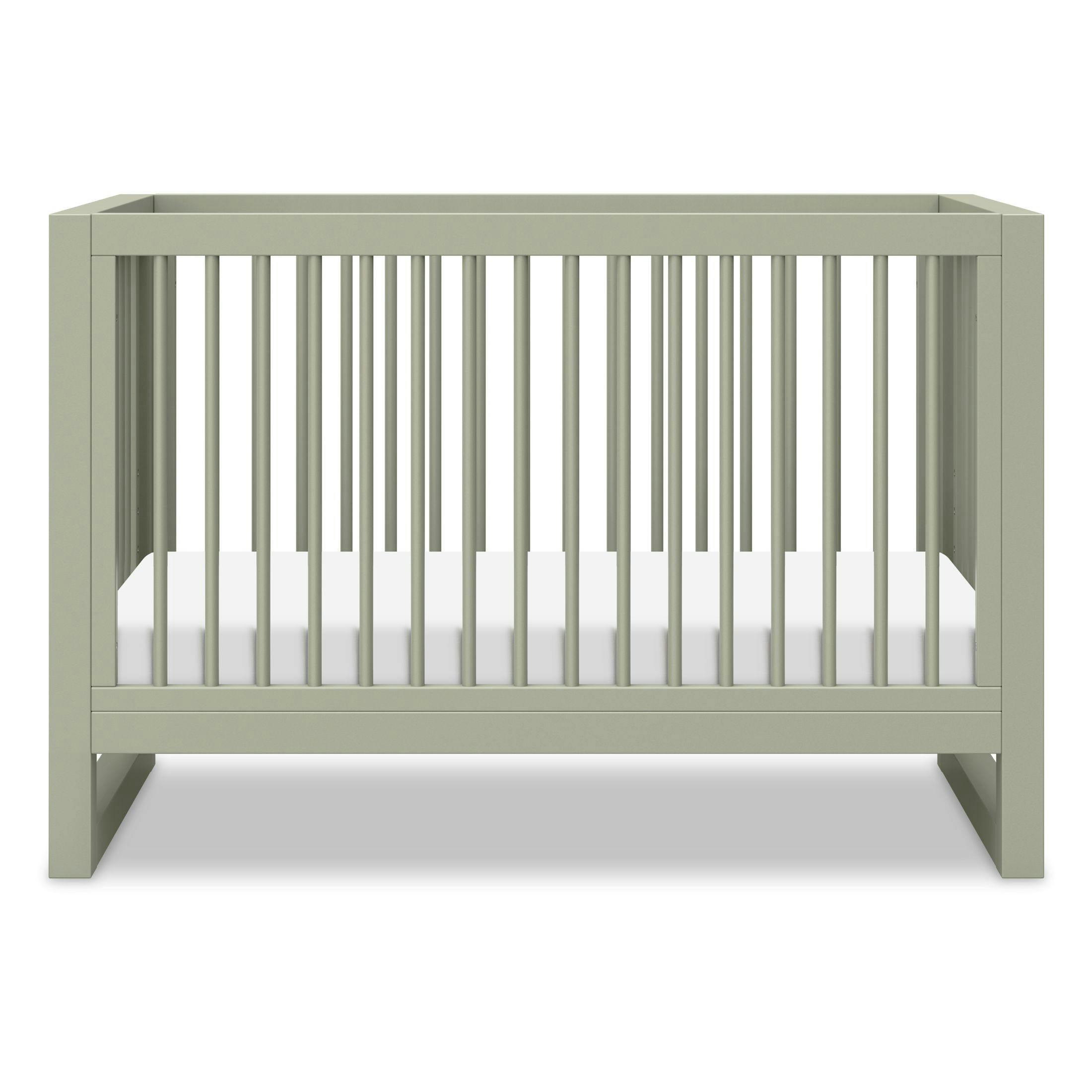 Nantucket 3-in-1 Convertible Crib w/Toddler Bed Conversion Kit in French Sage