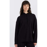 Wool Cashmere Blend Relaxed Hoodie Sweater