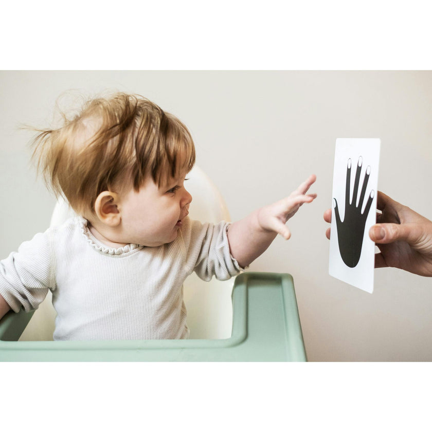SENSORY FLASHCARDS WITH POSITIVE AFFIRMATIONS - designed for use from birth