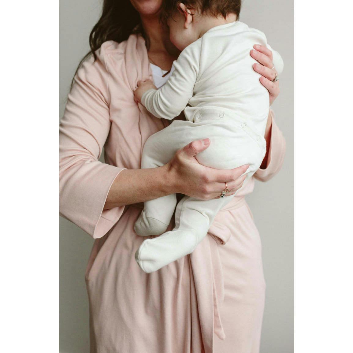 GROW WITH YOU FOOTIE | CLOUD — Bamboo Organic Cotton Blend, 0–6M
