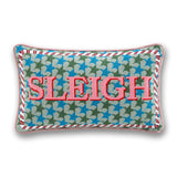 Sleigh Needlepoint Pillow