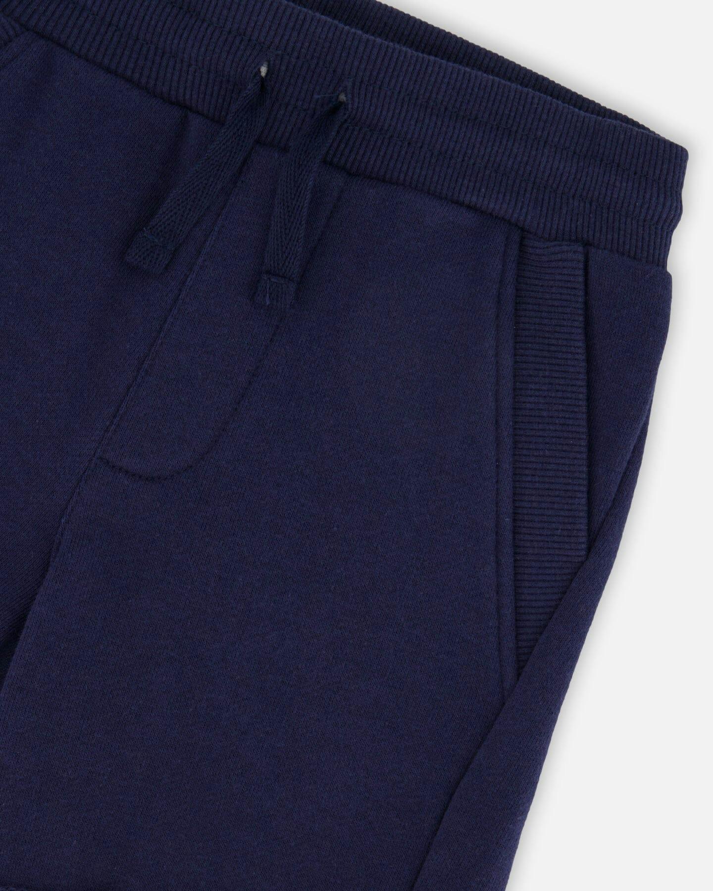 French Terry Shorts Dark Blue