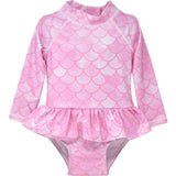 UPF 50+ Alissa Infant Ruffle Rash Guard Swimsuit