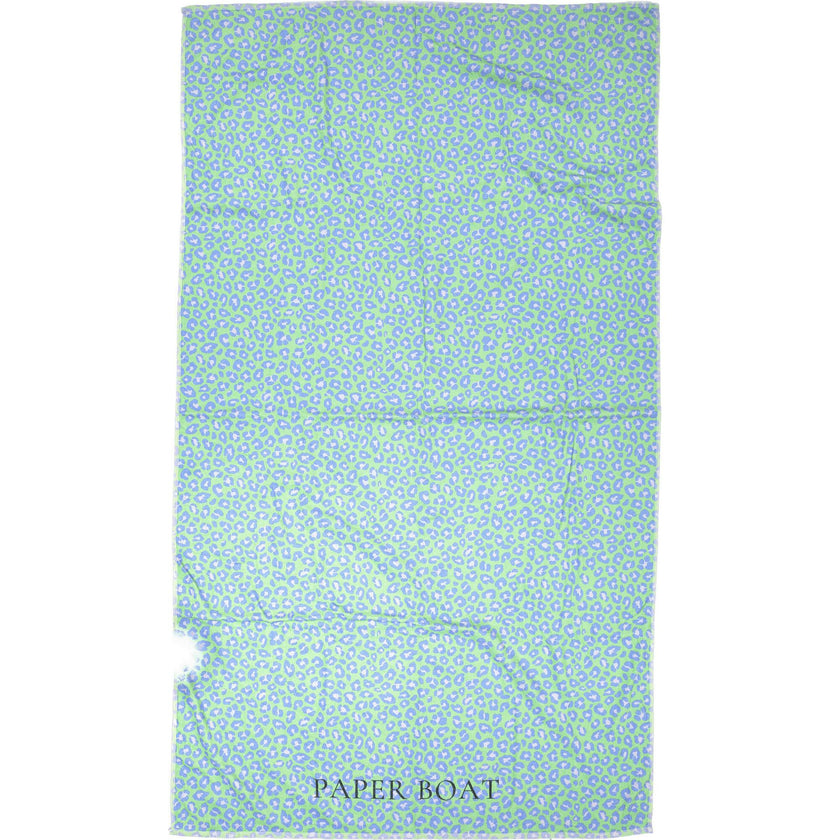 Tiny Animal Dots Large Beach Towel