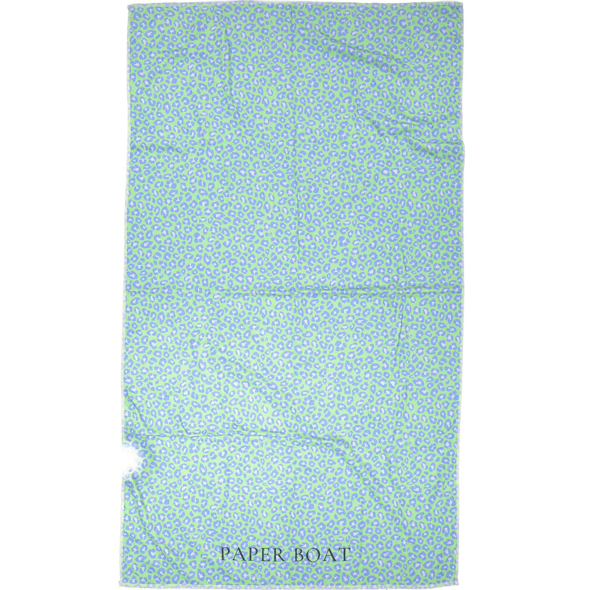 Tiny Animal Dots Large Beach Towel