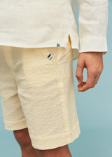Seersucker Cargo Shorts