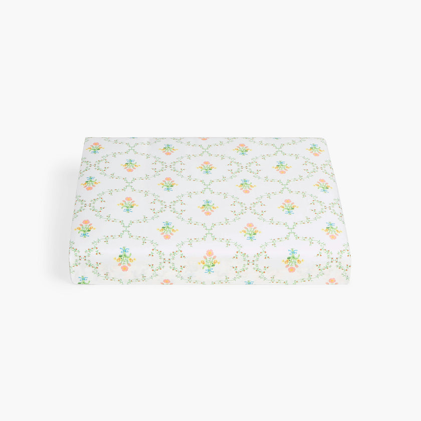 The Fitted Sheet - Pastel Trellis