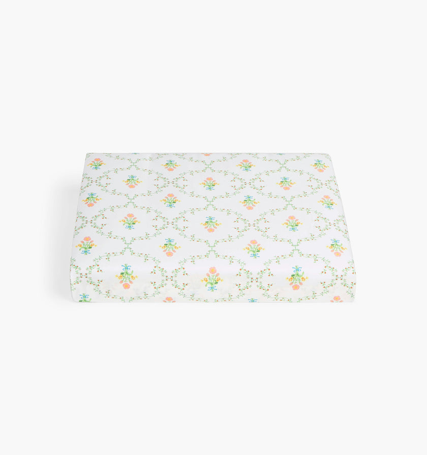 The Fitted Sheet - Pastel Trellis