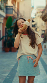 girls stella drawstring skort