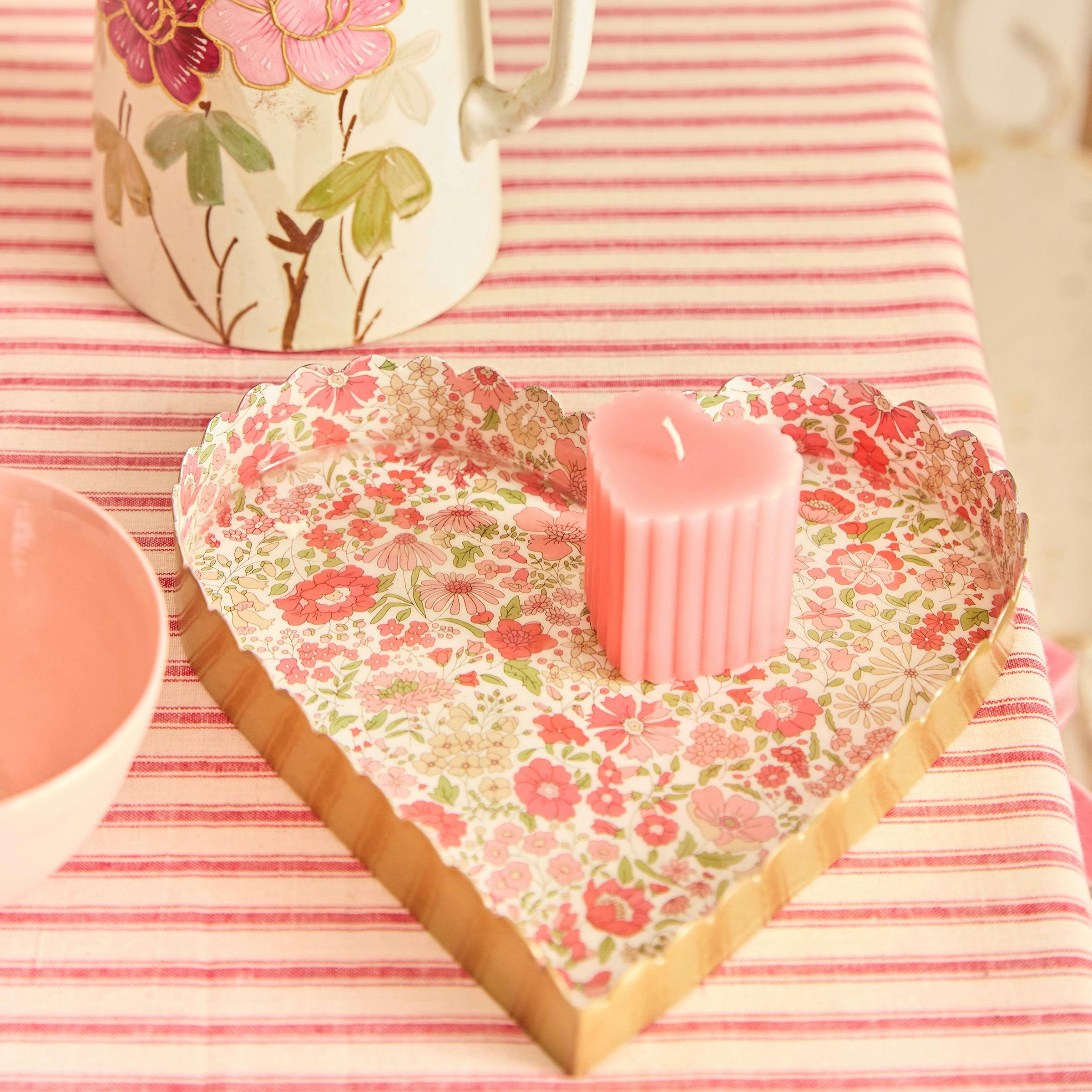 Meri Meri x Liberty Heart Large Accessory Tray
