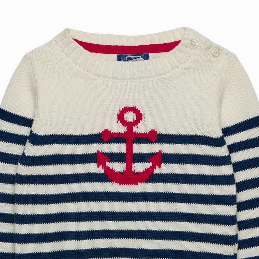 Baby Anchor Stripe Sweater