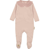 Graceful Collar Footie, Pink